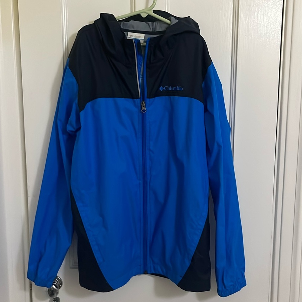 Boys zip up hooded windbreaker